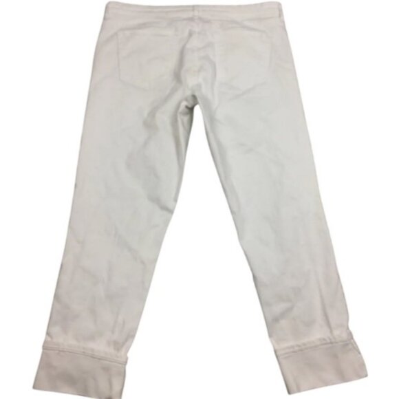 Gap women's white cropped girlfriend denim jeans size 30 - Picture 4 of 5